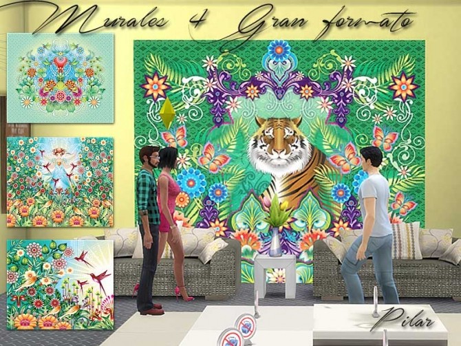 Sims 4 4 big wallpapers by Pilar at SimControl