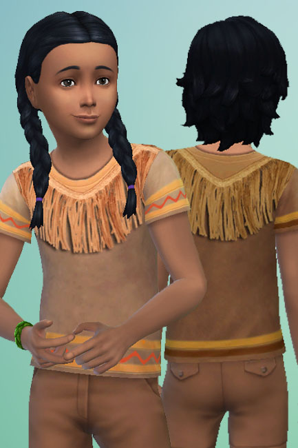 Sims 4 Indian shirt by mammut at Blacky’s Sims Zoo