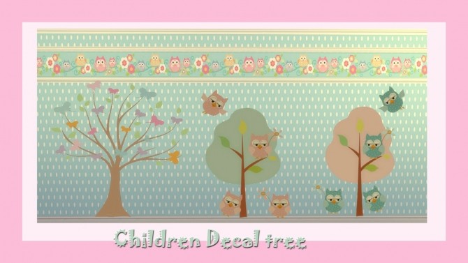 Sims 4 LOVING OWLS decoration set at Alelore Sims Blog