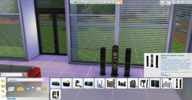 Sims 4 Wall Tune Audio Sytem by AdonisPluto at Mod The Sims