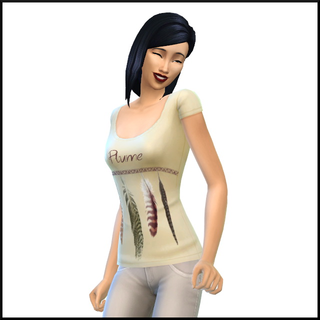 Sims 4 OLA LÉTÉ tops by Bloup at Sims Artists