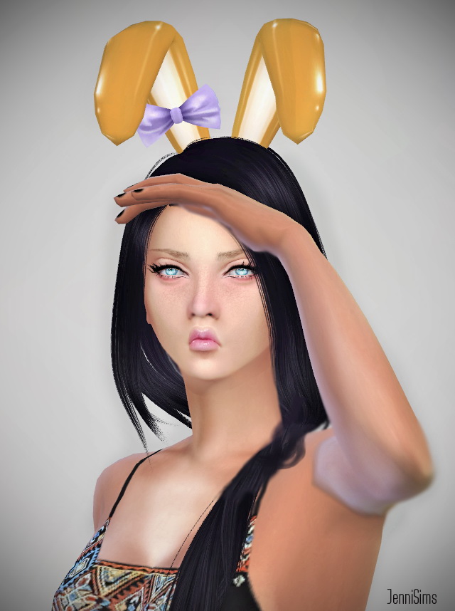 Sims 4 Bunny Ears Bow at Jenni Sims