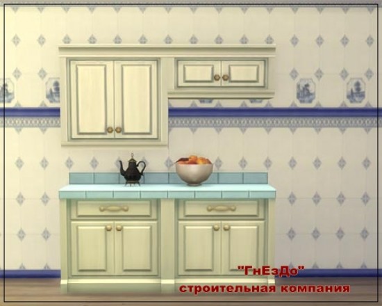 Sims 4 English Delft tiles at Sims by Mulena
