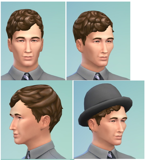 Sims 4 PixiCurl hair for males at Birksches Sims Blog
