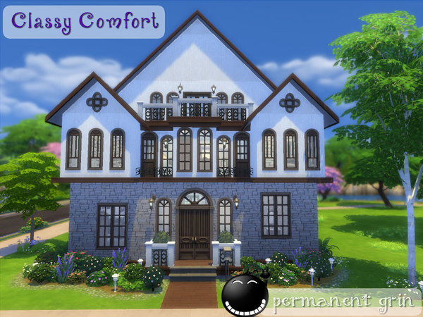 Sims 4 Classy Comfort house by permanentgrin at TSR