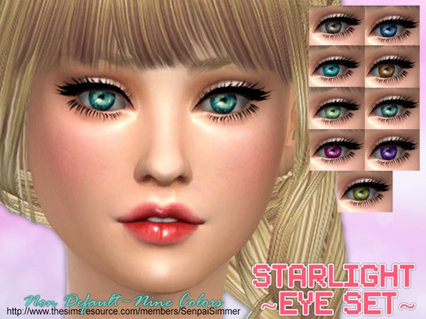 Sims 4 Starlight Eye Set by SenpaiSimmer at TSR