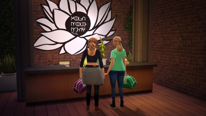 Sims 4 Yoga Movement Studio Logo at In a bad Romance