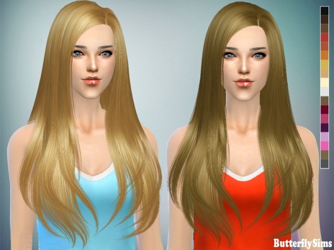 Sims 4 B fly hair baf145 (Pay) at Butterfly Sims