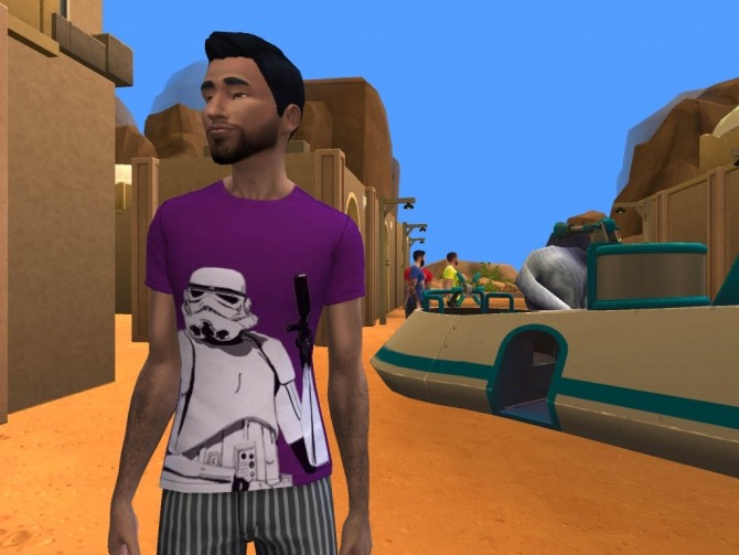 Sims 4 Star Wars colorful and funny T shirts by kasandro at Mod The Sims