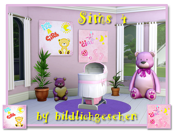 Sims 4 Images for baby and childrens rooms at Akisima