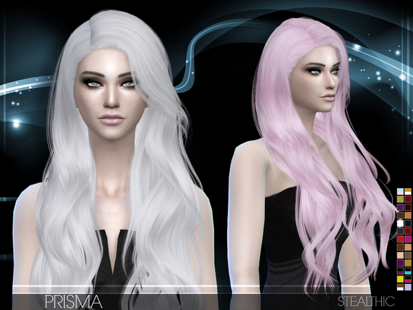 Sims 4 Prisma Female Hair by Stealthic at TSR