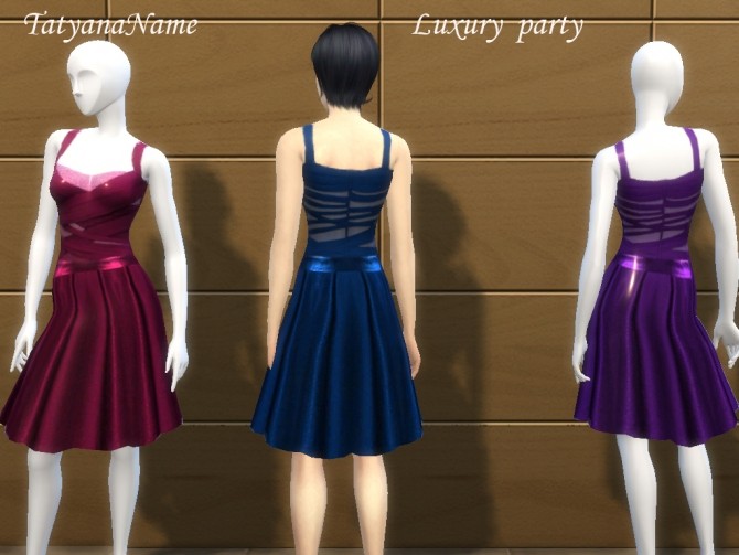 Sims 4 Luxury Party Dress at Tatyana Name