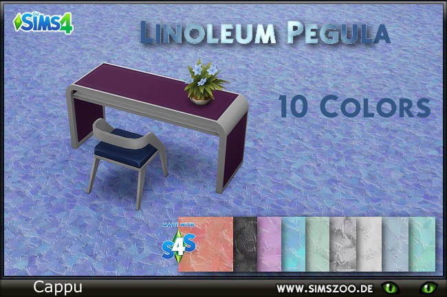 Sims 4 Linoleum Pegula by Cappu at Blacky’s Sims Zoo