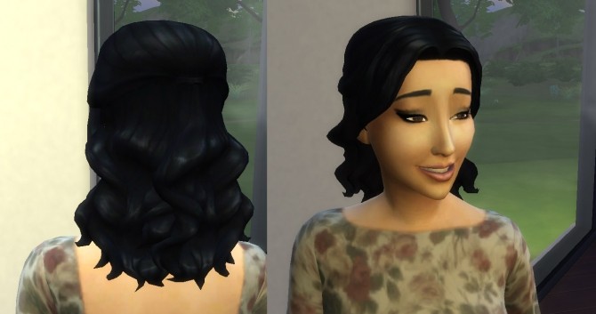 Sims 4 Lonely Hair by Kiara at My Stuff