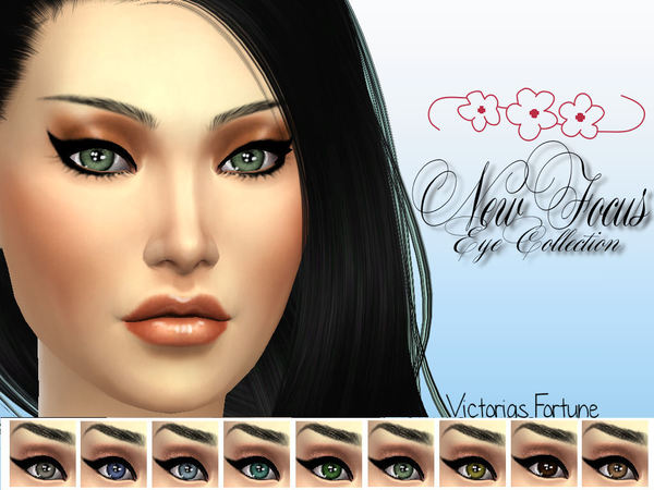 Sims 4 New Focus Eye Collection by fortunecookie1 at TSR
