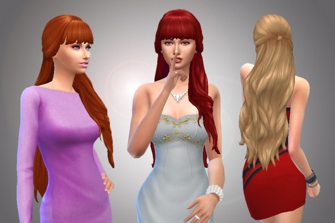 Sims 4 Flame Hair by Kiara at My Stuff