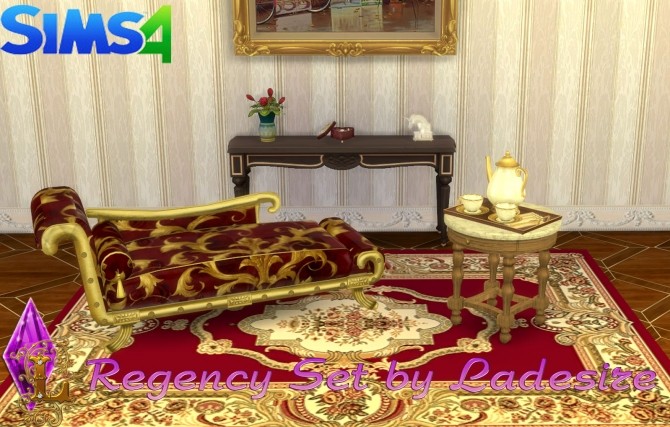 Sims 4 Regency Set at Ladesire