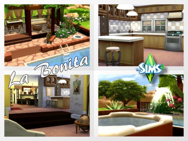 Sims 4 La Bonita house by Oldbox at All 4 Sims