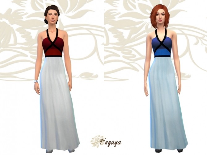 Sims 4 Dress scrap variations by Fuyaya at Sims Artists