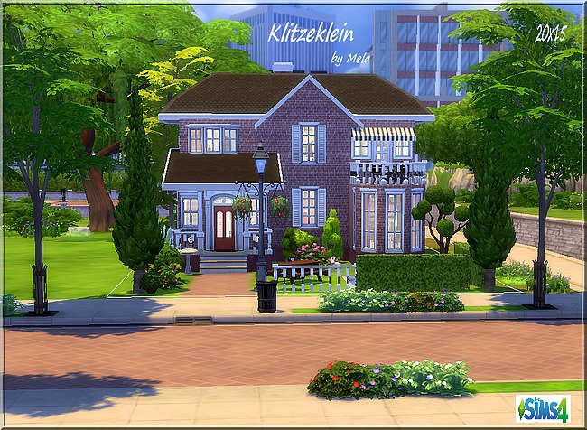 Sims 4 Klitzeklein house by melaschroeder at All 4 Sims
