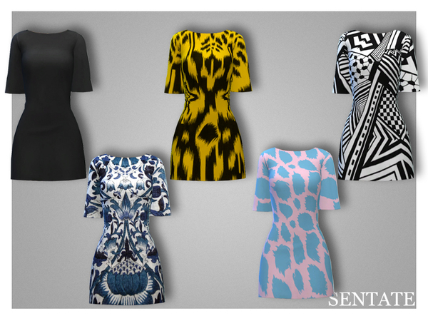 Sims 4 Tilly Dress by Sentate at TSR