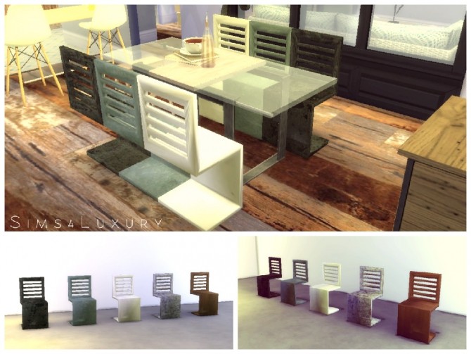 Sims 4 Dinning chair at Sims4 Luxury