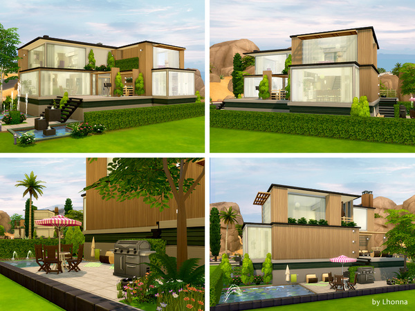 Sims 4 Eco Line 2.0 house by Lhonna at TSR