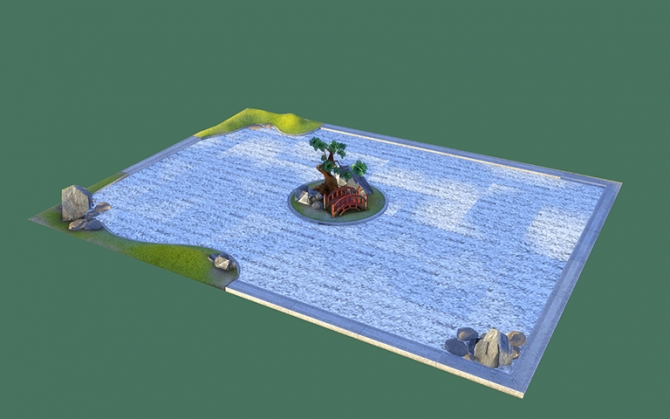 The Sims 2 Zen Garden Conversion