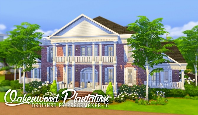 Sims 4 Oakenwood Plantation at Simsational Designs