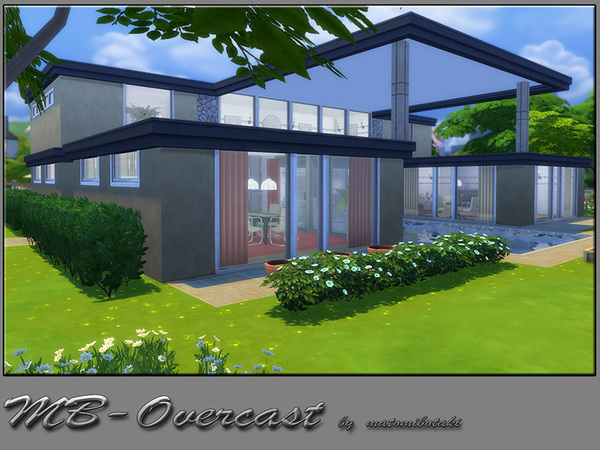 Sims 4 MB Overcast house by matomibotaki at TSR