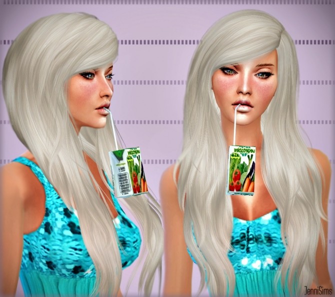Sims 4 Juice box and Bow Hair at Jenni Sims