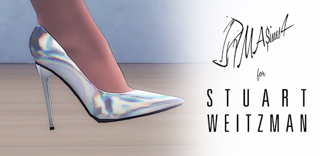 Sims 4 Holographic Pumps at MA$ims3
