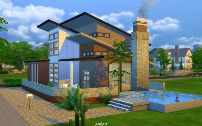 Sims 4 Family House No.6 at JarkaD Sims 4 Blog