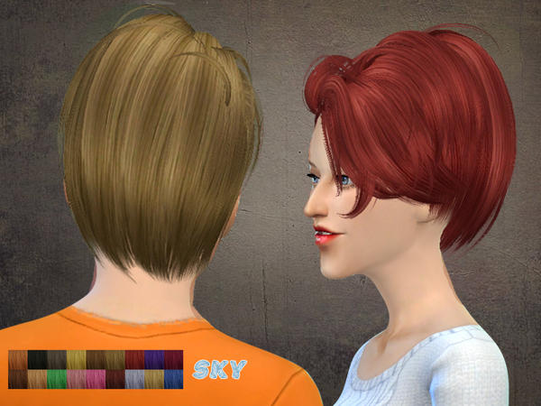 Sims 4 Hair p121 by Skysims at TSR