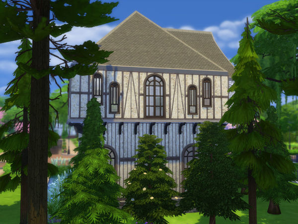 Sims 4 Forest Castle by Ineliz at TSR