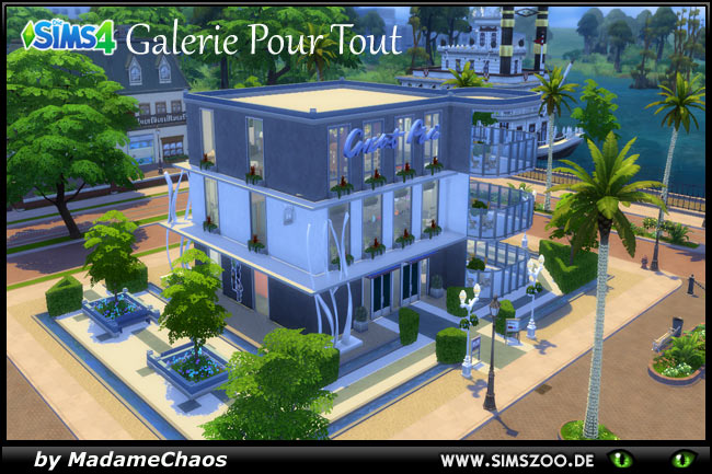 Sims 4 Galerie Pour Tout by MadameChaos at Blacky’s Sims Zoo