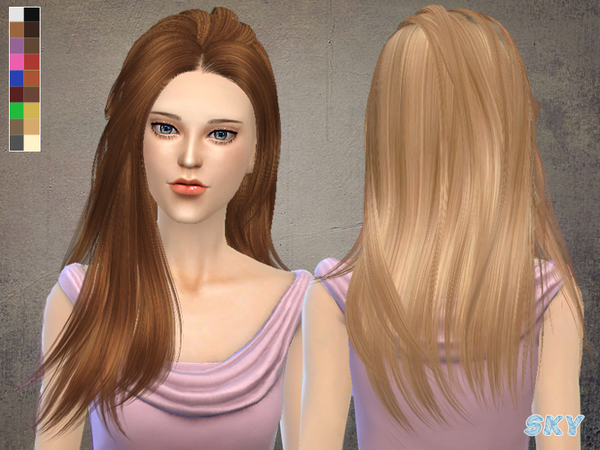 Sims 4 Hair mm215 by Skysims at TSR