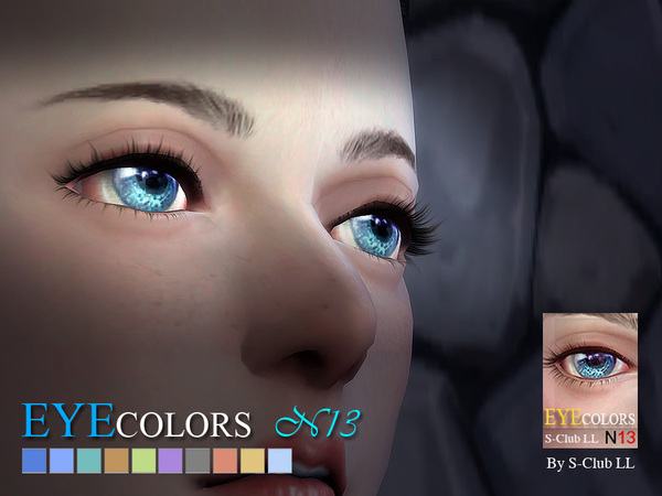 Sims 4 Eyecolors 13 by S Club LL at TSR