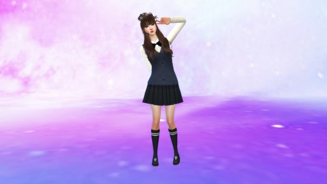 Sims 4 CAS Cute Pose by Czarina27 at TSR