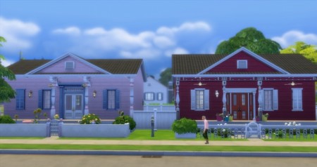 Fauborg Marigny houses by bubbajoe62 at Mod The Sims
