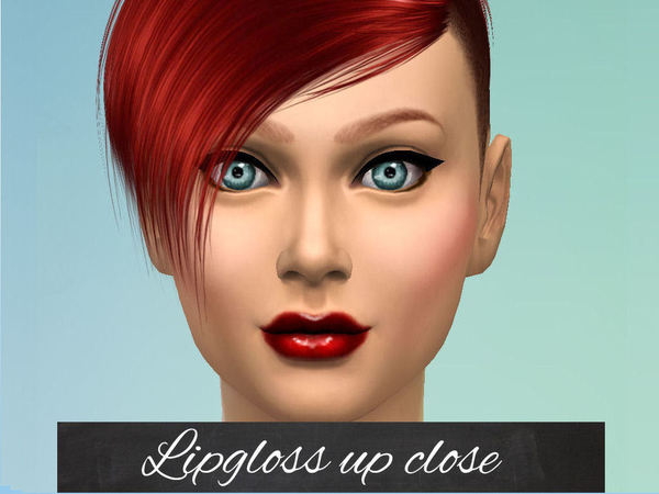 Sims 4 Victorias Fortune Drama Lipgloss by fortunecookie1 at TSR
