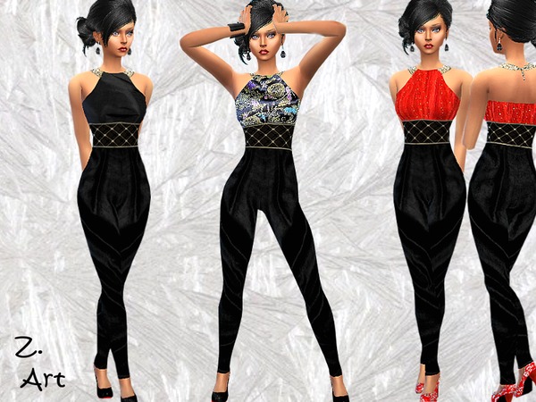 Sims 4 Extravagance outfit by Zuckerschnute20 at TSR