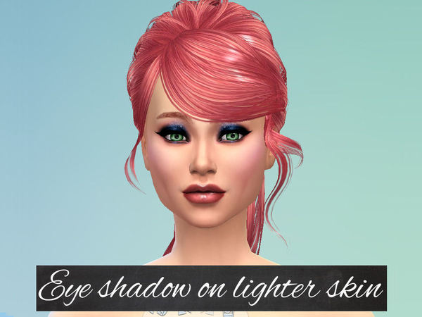 Sims 4 Satin Shimmer Eye Shadow by fortunecookie1 at TSR