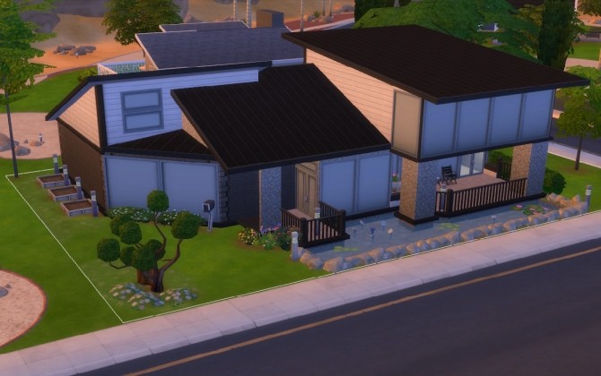 Sims 4 TechBricks house by busabus at Mod The Sims