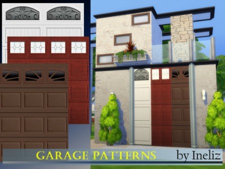 Garage Patterns by Ineliz at TSR » Sims 4 Updates