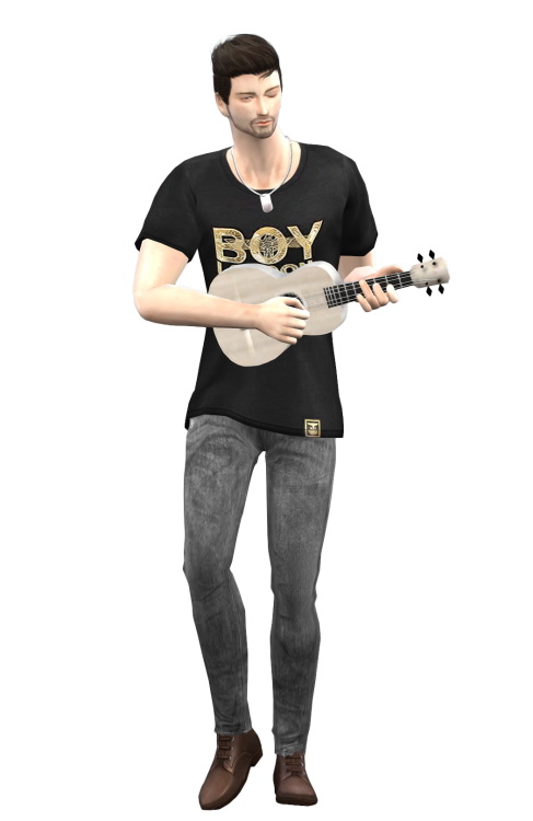Sims 4 Ukulele instrument & poses by Lonelyboy at Happy Life Sims