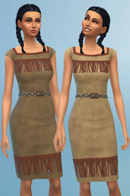 Sims 4 Indian Dress by mammut at Blacky’s Sims Zoo