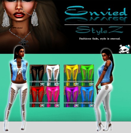 Cut Out Leggings V1 by MzEnvy20 at Mod The Sims