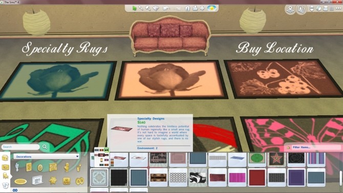 Sims 4 Specialty Designs Rugs by Simmiller at Mod The Sims