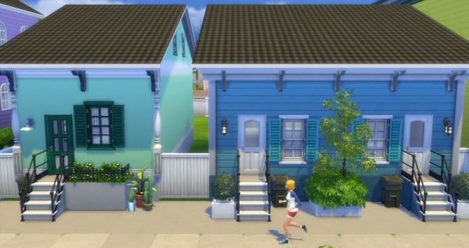 Sims 4 Fauborg Marigny houses by bubbajoe62 at Mod The Sims
